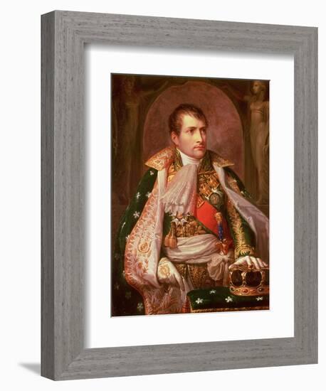 Napoleon Bonaparte (1769-1821), as King of Italy, 1805-Andrea the Elder Appiani-Framed Giclee Print