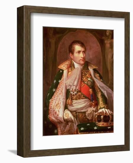 Napoleon Bonaparte (1769-1821), as King of Italy, 1805-Andrea the Elder Appiani-Framed Giclee Print