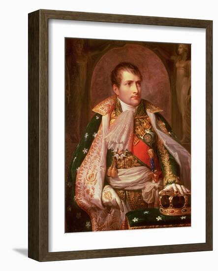 Napoleon Bonaparte (1769-1821), as King of Italy, 1805-Andrea the Elder Appiani-Framed Giclee Print