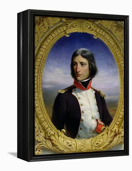 Napoleon Bonaparte (1769-1821) as Lieutenant Colonel of the 1st Battalion of Corsica, 1834-Felix Philippoteaux-Framed Premier Image Canvas