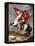 Napoleon Bonaparte, 1769-1821, Emperor of the French, Crossing the Alps-Jacques-Louis David-Framed Premier Image Canvas