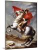 Napoleon Bonaparte, 1769-1821, Emperor of the French, Crossing the Alps-Jacques-Louis David-Mounted Giclee Print