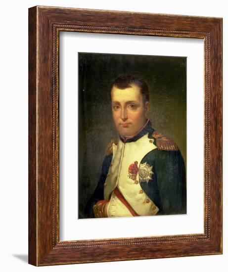 Napoleon Bonaparte (1769-1821)-Jacques-Louis David-Framed Giclee Print