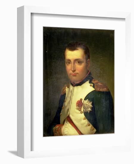 Napoleon Bonaparte (1769-1821)-Jacques-Louis David-Framed Giclee Print