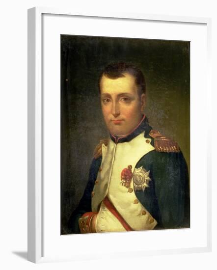 Napoleon Bonaparte (1769-1821)-Jacques-Louis David-Framed Giclee Print