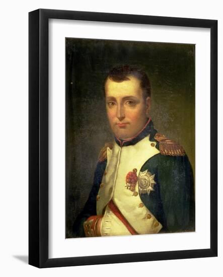 Napoleon Bonaparte (1769-1821)-Jacques-Louis David-Framed Giclee Print