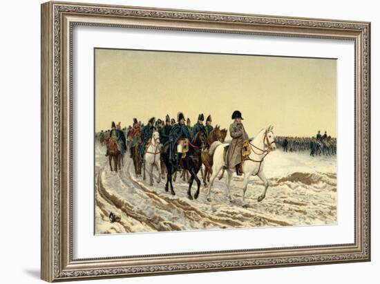 NAPOLEON Bonaparte ' 1814-Jean-Louis Ernest Meissonier-Framed Giclee Print