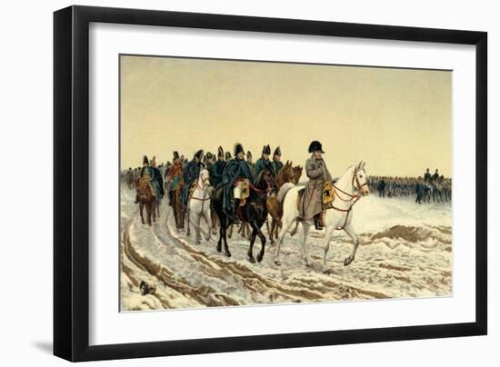 NAPOLEON Bonaparte ' 1814-Jean-Louis Ernest Meissonier-Framed Giclee Print