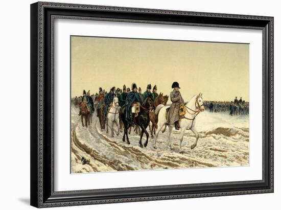 NAPOLEON Bonaparte ' 1814-Jean-Louis Ernest Meissonier-Framed Giclee Print