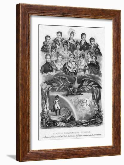 Napoleon Bonaparte and His Family, 1840-null-Framed Giclee Print