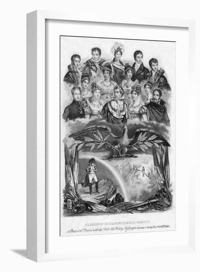 Napoleon Bonaparte and His Family, 1840-null-Framed Giclee Print