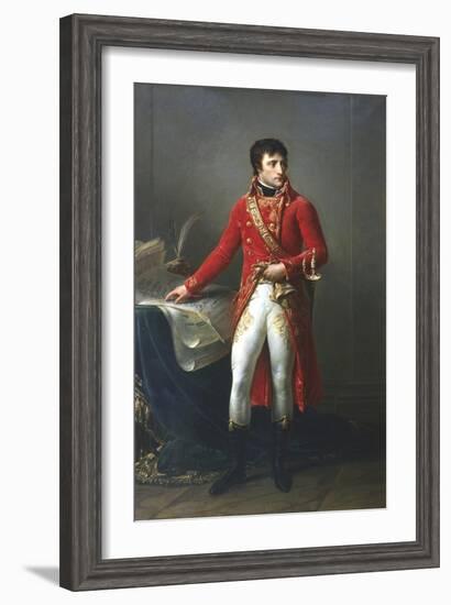 Napoleon Bonaparte as First Consul, 1799-1821-Antoine-Jean Gros-Framed Giclee Print