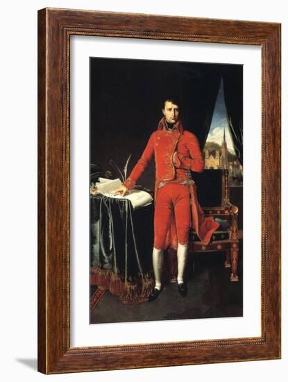 Napoleon Bonaparte as First Consul of France, 1803-1804-Jean-Auguste-Dominique Ingres-Framed Giclee Print