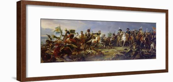 Napoleon Bonaparte at the Battle of Austerlitz-Francois Gerard-Framed Giclee Print