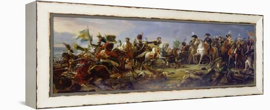 Napoleon Bonaparte at the Battle of Austerlitz-Francois Gerard-Framed Premier Image Canvas