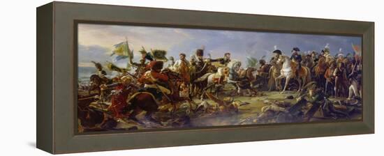 Napoleon Bonaparte at the Battle of Austerlitz-Francois Gerard-Framed Premier Image Canvas