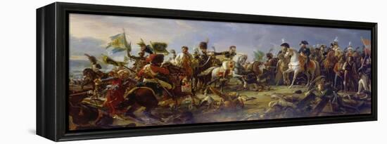 Napoleon Bonaparte at the Battle of Austerlitz-Francois Gerard-Framed Premier Image Canvas