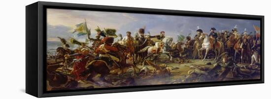 Napoleon Bonaparte at the Battle of Austerlitz-Francois Gerard-Framed Premier Image Canvas