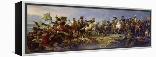 Napoleon Bonaparte at the Battle of Austerlitz-Francois Gerard-Framed Premier Image Canvas