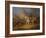 Napoleon Bonaparte before the Burning City of Smolensk-Albrecht Adam-Framed Giclee Print