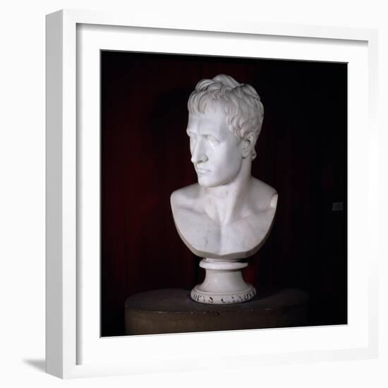 Napoleon Bonaparte, C. 1803-C. 1806 (Marble)-Antonio Canova-Framed Giclee Print