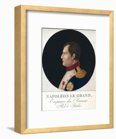 'Napoleon Bonaparte, Emperor of the French, King of Italy', c19th century (1912)-Unknown-Framed Giclee Print