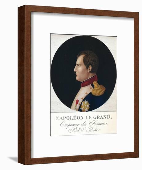 'Napoleon Bonaparte, Emperor of the French, King of Italy', c19th century (1912)-Unknown-Framed Giclee Print