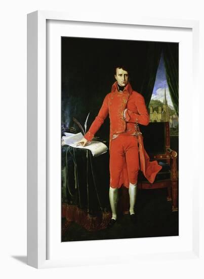 Napoleon Bonaparte First Consul, 1803-1804-Jean-Auguste-Dominique Ingres-Framed Giclee Print