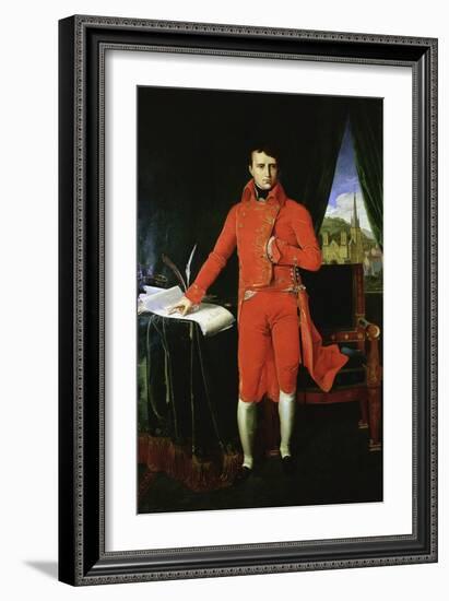 Napoleon Bonaparte First Consul, 1803-1804-Jean-Auguste-Dominique Ingres-Framed Giclee Print