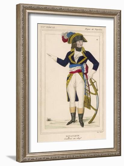 Napoleon Bonaparte, French Emperor Dressed as General-In-Chief of the Italian Army-null-Framed Art Print