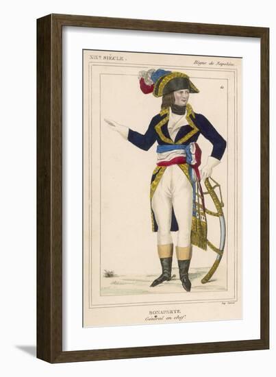 Napoleon Bonaparte, French Emperor Dressed as General-In-Chief of the Italian Army-null-Framed Art Print