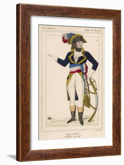 Napoleon Bonaparte, French Emperor Dressed as General-In-Chief of the Italian Army-null-Framed Art Print