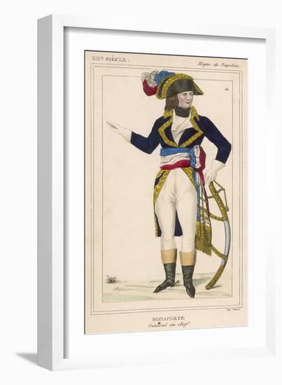Napoleon Bonaparte, French Emperor Dressed as General-In-Chief of the Italian Army-null-Framed Art Print