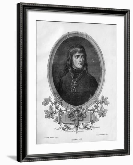 Napoleon Bonaparte, French General and Emperor, 1862 (1882-188)-Charaire et fils-Framed Giclee Print