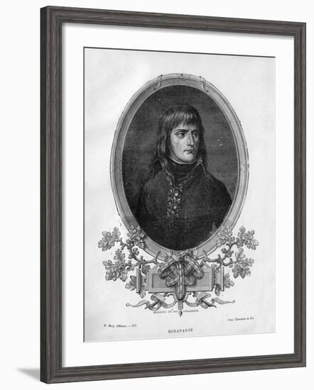 Napoleon Bonaparte, French General and Emperor, 1862 (1882-188)-Charaire et fils-Framed Giclee Print