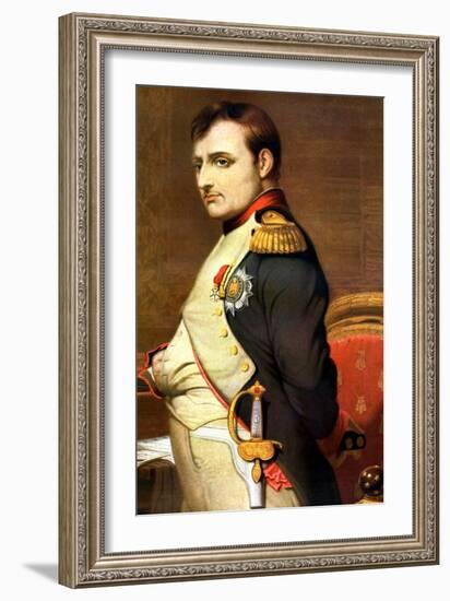 Napoleon Bonaparte, French General and Emperor-Paul Delaroche-Framed Giclee Print