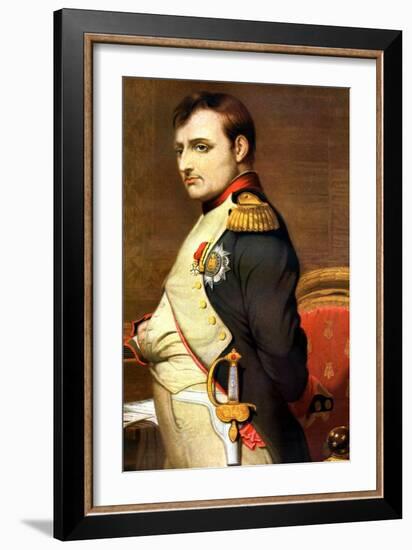 Napoleon Bonaparte, French General and Emperor-Paul Delaroche-Framed Giclee Print