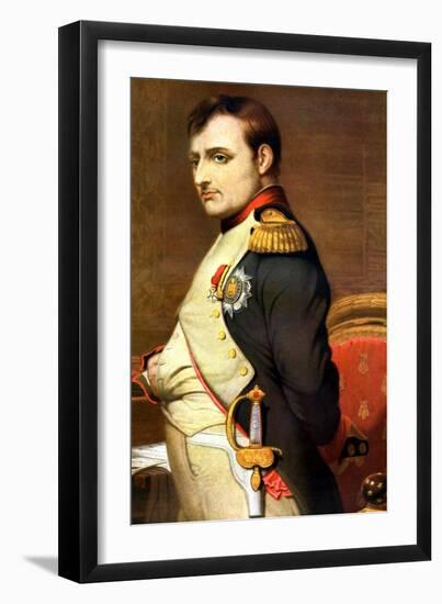 Napoleon Bonaparte, French General and Emperor-Paul Delaroche-Framed Giclee Print