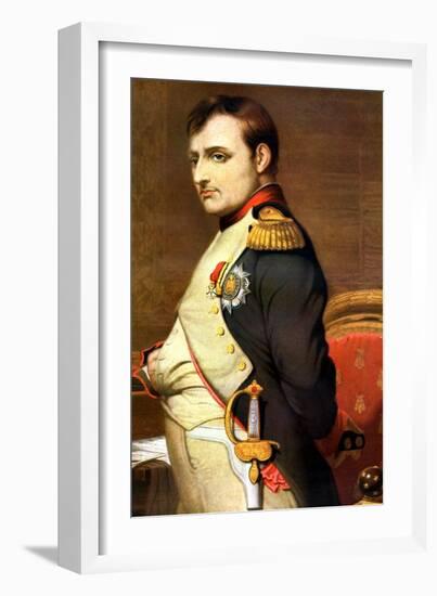 Napoleon Bonaparte, French General and Emperor-Paul Delaroche-Framed Giclee Print