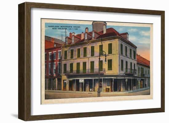 Napoleon Bonaparte House, New Orleans, 1935-null-Framed Giclee Print