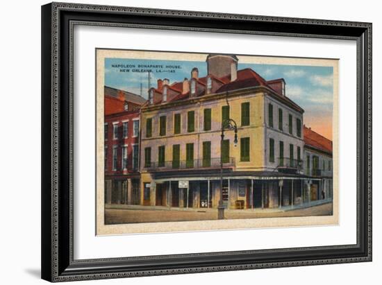 Napoleon Bonaparte House, New Orleans, 1935-null-Framed Giclee Print