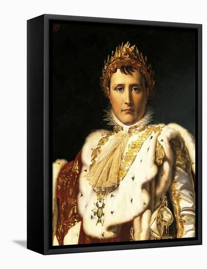 Napoleon Bonaparte in Emperor's Rodes-Francois Gerard-Framed Premier Image Canvas