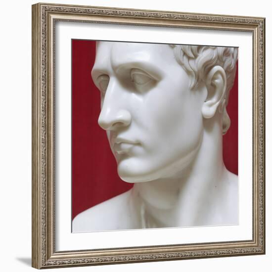 Napoleon Bonaparte marble sculpture by Antonio Canova-Antonio Canova-Framed Giclee Print