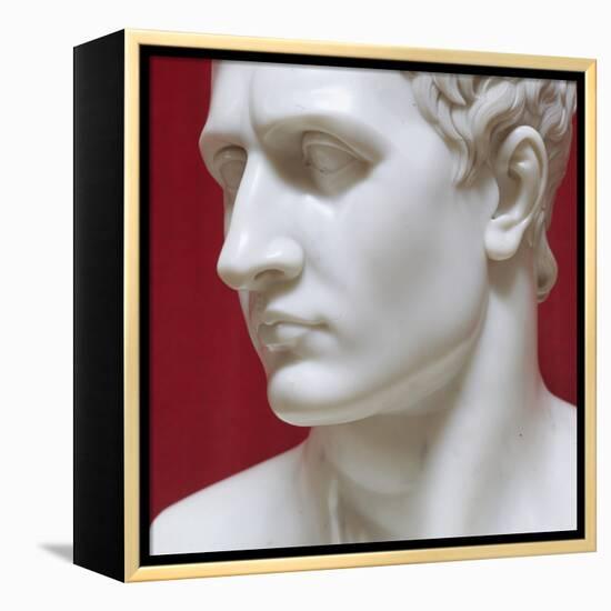 Napoleon Bonaparte marble sculpture by Antonio Canova-Antonio Canova-Framed Premier Image Canvas