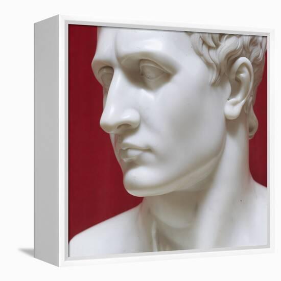 Napoleon Bonaparte marble sculpture by Antonio Canova-Antonio Canova-Framed Premier Image Canvas