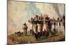 Napoleon Bonaparte on the Borodino Hights-Vasili Vasilyevich Vereshchagin-Mounted Giclee Print