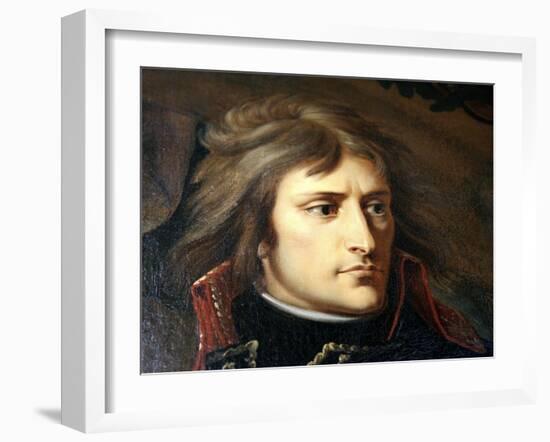 Napoleon Bonaparte on the Bridge at Arcole, C1796-C1797-Antoine-Jean Gros-Framed Giclee Print