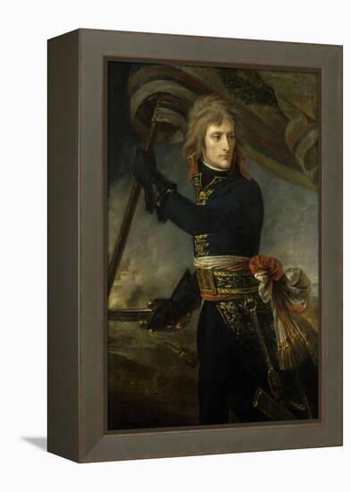 Napoleon Bonaparte on the Bridge of Arcole, Nov. 17, 1796-Antoine Jean Gros-Framed Stretched Canvas