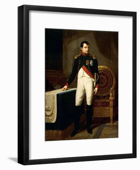 Napoleon Bonaparte's Portrait, 1809-Robert Lefevre-Framed Giclee Print