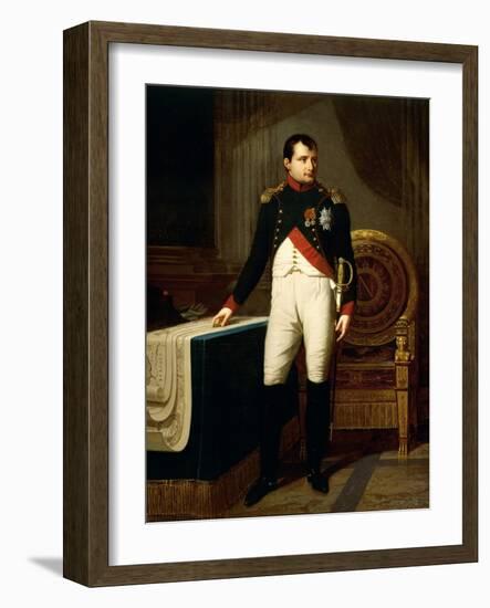 Napoleon Bonaparte's Portrait, 1809-Robert Lefevre-Framed Giclee Print